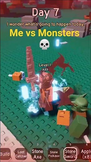 I Fought a Monster on the Island! 😱 | Raft Roblox Survival