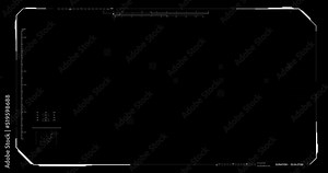 Video overlay template futuristic cyber and technology concept Stock Video