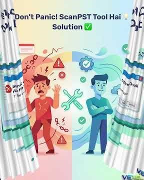 PST File Corrupt Error? Data Loss Se Bacho! | Outlook PST Repair Easy Method