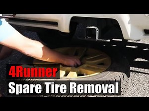 Toyota 4Runner Spare Tire Removal