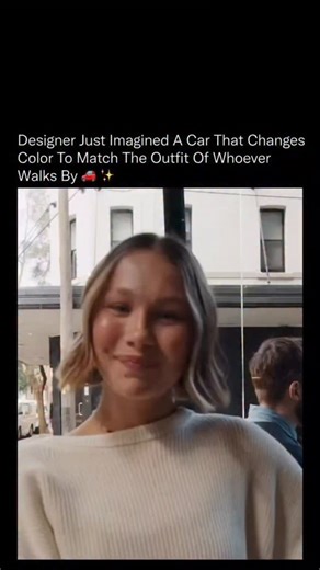 WealthFacts on Instagram: "Designer Just Imagined A Car That Changes Color To Match The Outfit Of Whoever Walks By 🤯 This is next-level technology! Imagine your car becoming a dynamic digital canvas, perfectly matching your look or your surroundings. From fully customizable exteriors to vehicles that react to environments and moods, cars are evolving beyond static machines. This conceptual model reflects a huge trend where design meets personal tech. ​What do you think? Would you drive a color-