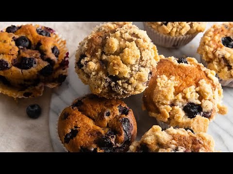 Blaubeermuffins mit Joghurt