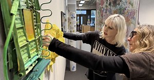 Trash from 300 tons of waste becomes art in Seattle exhibit