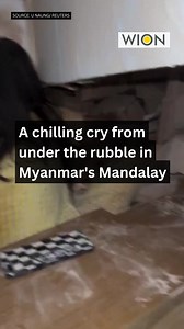 18K views · 203 reactions | Trapped under debris, THIS teenage girl films her emotional struggle with her sister and injured grandmother after the devastating earthquake in Myanmar's Mandalay #MyanmarEarthquake #Myanmar #Earthquake | WION | Facebook