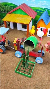 diy tractor construction machine science project | mini tractor video | #shorts #youtubeshorts