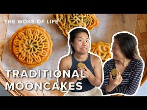 Mooncakes for the Mid-Autumn Festival | Red bean and egg yolk | The Woks of Life