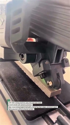 High-Speed CNC Laser Cutting Wood Panels | #CNCMachine #LaserCutting #Woodwork