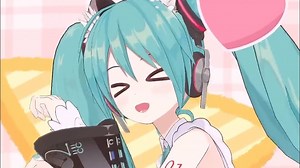 【突然响起的，好像是一首很旧的歌】外网博主Nobuchima自制的猫耳初音卖萌小动画
