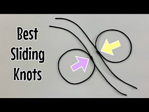 2 x best sliding knots! Adjustable bracelet knots