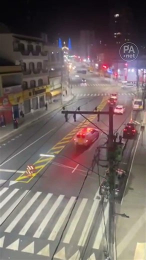 A 14-year-old was driving a car while fleeing from the police in Pouso Alegre.