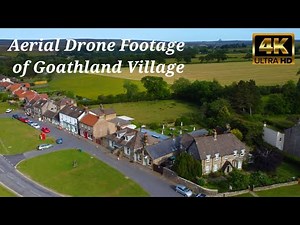 Aerial Drone footage of Goathland Village