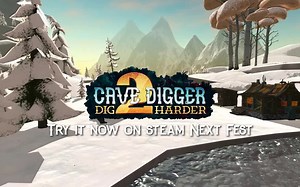Steam VR | 黄金矿工 2 Cave Digger 2 Dig Harder 将于9.14正式发布 加入多人模式