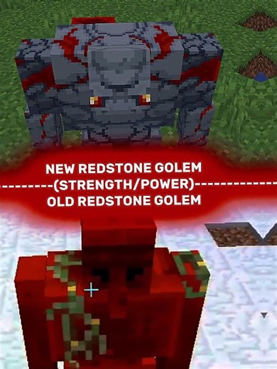 REDSTONE GOLEM (EXTRA GOLEMS) VS REDSTONE GOLEM (DUNGEONS) // BATTLE OF REDSTONE