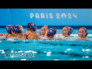 Spain seizes first women's water polo gold with win over Australia | Paris Olympics | NBC Sports