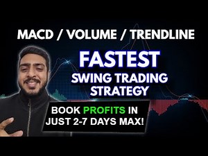 Using MACD, Volume & Trend Lines | Fastest Swing Trading Strategy