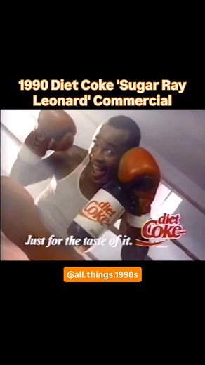 Your Nostalgia Fix for the 90s | 1990 Diet Coke 'Sugar Ray Leonard' Commercial #90snostalgia #allthings90s #ilovethe90s #1990s #90skid #90sstuff #allthings1990s #90s... | Instagram
