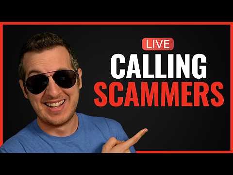 Calling Phone Scammers (and making them angry) Live