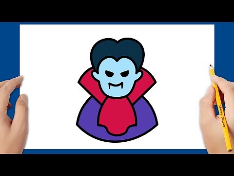Comment dessiner DRACULA facile | Dessins mignons et faciles