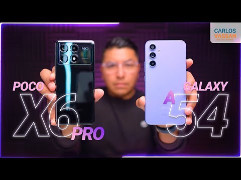 Galaxy A54 VS Poco X6 Pro | ¿Cuál te conviene más?