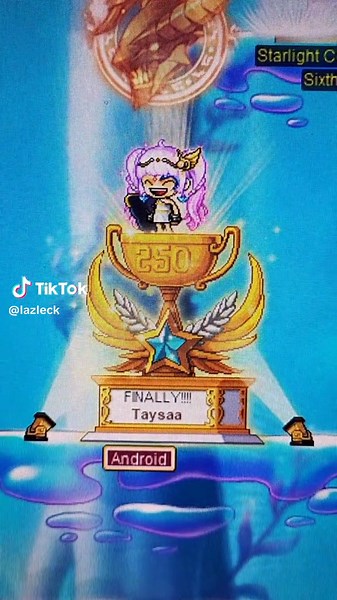 Started new account on #reeboot and got my first level 250 within 2 months! #Maplestory #justforfun #wongstaurant #sixthstarevent #mmo #mmorpg