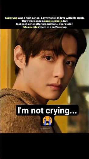 I'm not crying... 😭 My heart stopped for a second! ❤️‍🩹 #v #Taehyung #BTS #Shorts #btsshorts #kpop