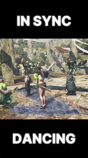 Dancing in Sync! #monsterhunter #fashionhunter