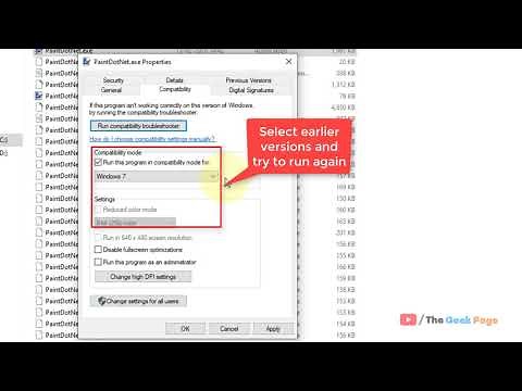 The version of this file is not compatible with the version of Windows