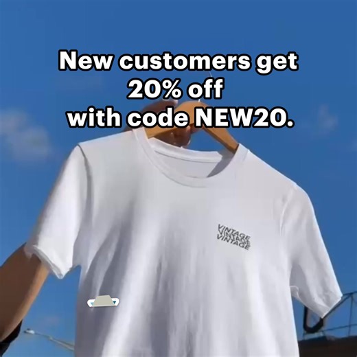 New to VistaPrint? Get 20% off and watch your brand come to life on T-shirts, bags, bottles, caps…Use code NEW20. | VistaPrint