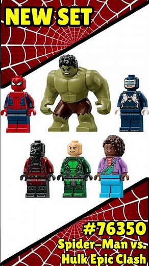 NEW LEGO SET | Spider-Man vs. Hulk Epic Clash 76350 | #lego #marvel #spiderman #news #new