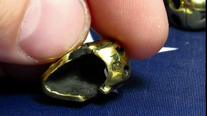 Exclusive paracord beads «Terminator» of brass for lanyard or bracelet by «Paracord&Bead»