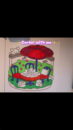 Stay with me for the last details on this page🎨 What will be the next page?👀 #cozyandcute #coloringbook #foryou #cozyvibe #viral