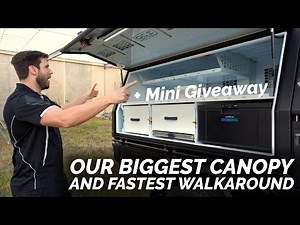 Our FASTEST Walkaround of our LARGEST Canopy Configuration | GCI Traytec | Ram 2500 Walkaround #12