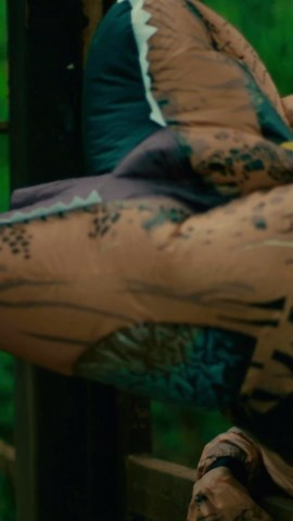 Behind the Scenes: Dinosaur Prop Clip