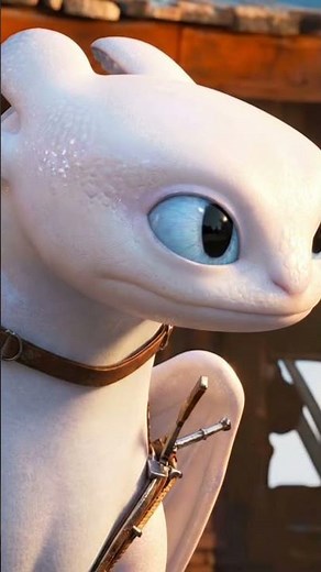 white night fury and toothless and light fury