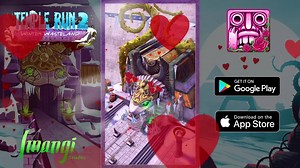 Love is in the air for our runners in Winter Wasteland! Warm your heart with treasures by collecting heart coins and Valentine's themed artifacts! | Temple Run