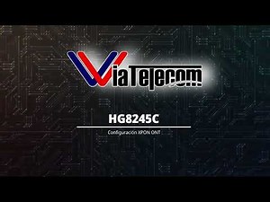 Configuración ONU XPON