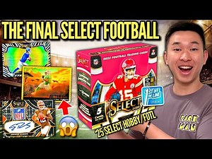 THE LAST EVER SELECT FOOTBALL (BIG CASE HIT)! 😱🔥 2025 Panini Select 🏈 FOTL Hobby Box Review