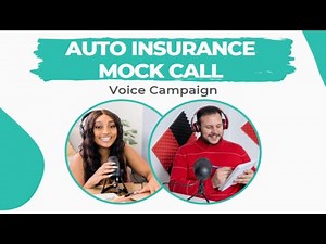 Auto Insurance Mock call // Voice Campaign // Call Center // #learnitaway / Recording # 1