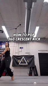 Pop 360 crescent kick tutorial | Victoria Stambaugh