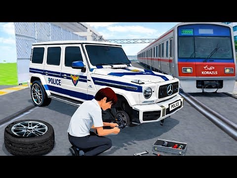3D Driving Class Police Car Wheel Change Mission 🚓 | Realistic Gameplay | GaMiNg WiTh CaR