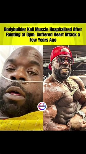 Bodybuilder Kali Muscle COLLAPSES at Gym!Hospitalized After Fainting ,Heart Attack History😷#shorts