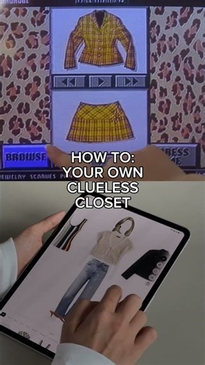 How to make your own Clueless closet in under 5 minutes #outfitideas