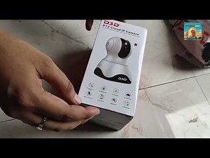 D3D PTZ cloud IP Wifi Security Cam unboxing & testing