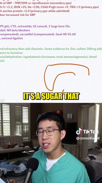 How does lactulose actually work? #meded #medicine #medicaleducation A short clip from my longer YouTube video on management of cirrhosis and its complications. Check out the full video at youtube.com/conanliumd!