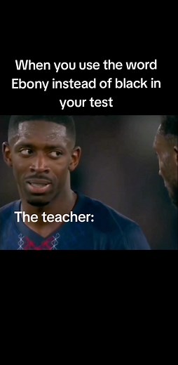 When You Say “Ebony” Instead of “Black” — Teacher Reaction Explained