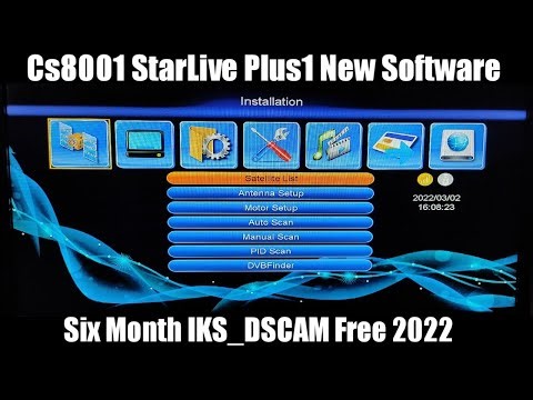 Cs8001_StarLive_Plus1_New_Software Six Month IKS_DSCAM Free 2022