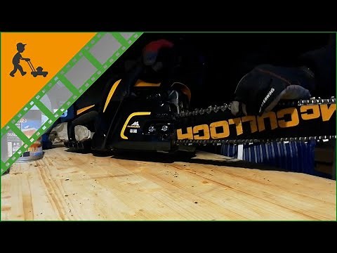 Déballage et montage de la tronçonneuse thermique McCulloch CS 50S 18