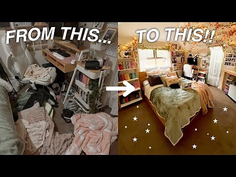 CLEAN MY BEDROOM WITH ME 🧼🧹|| room cleaning motivation! satisfying! aesthetic!
