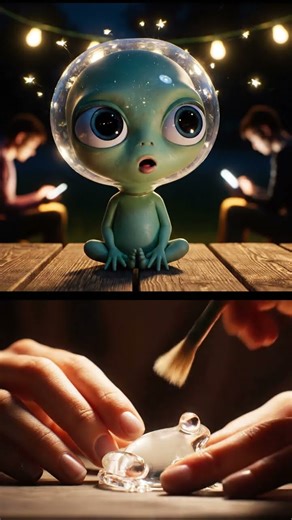 Baby Alien Questions Phone Addiction #italianbrainrot