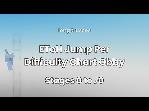 EToH Jump Per Difficulty Chart Obby (All Stages 0 - 70)